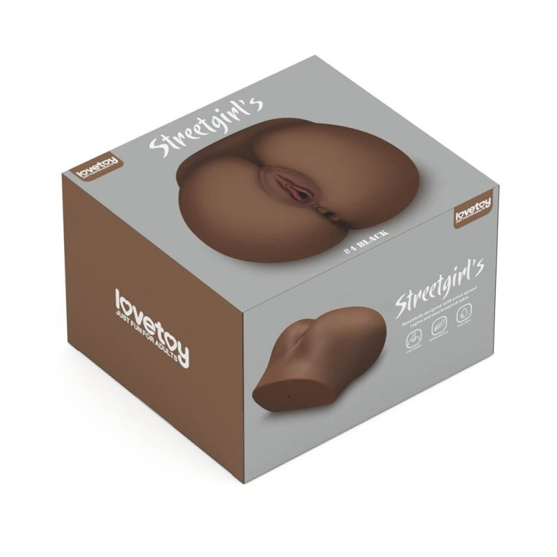 Реалістичний мастурбатор напівторс два входи Streetgirl's #4 Реалістичний мастурбатор напівторс два входи Streetgirl's #4