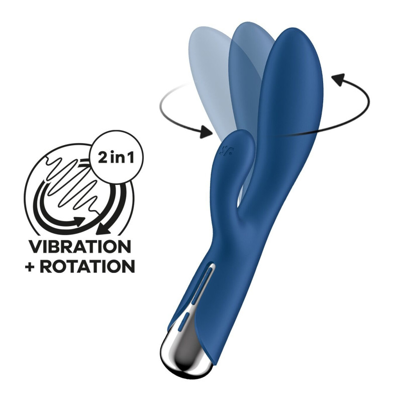 Вібратор кролик з ротацією Satisfyer Spinning Rabbit 1