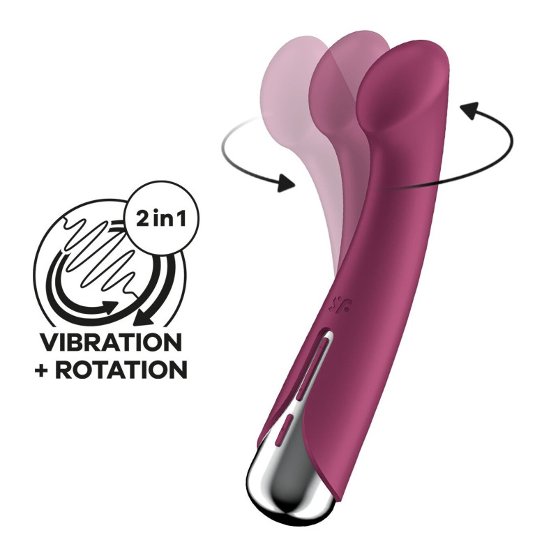 Вібратор з ротацією Satisfyer Spinning G-Spot 1