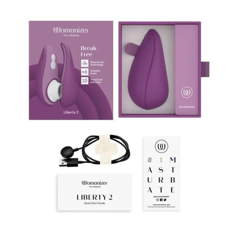 Вакуумний кліторальний вібратор Womanizer Liberty 2