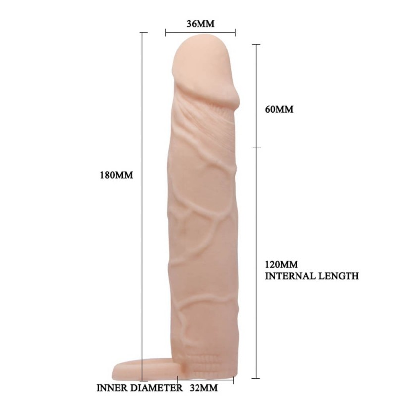 Насадка на член Pretty Love Penis Sleeve 7