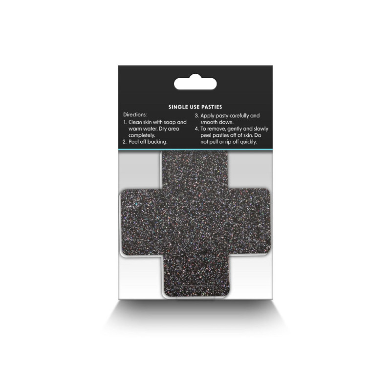 Набір наліпок на соски NSNovelties Pasties Glitter Cross