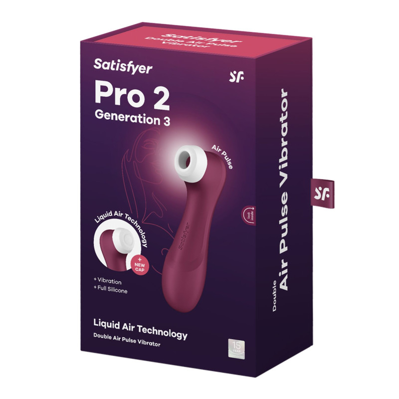 Вакуумний стимулятор з двома насадками Satisfyer Pro 2 Generation 3