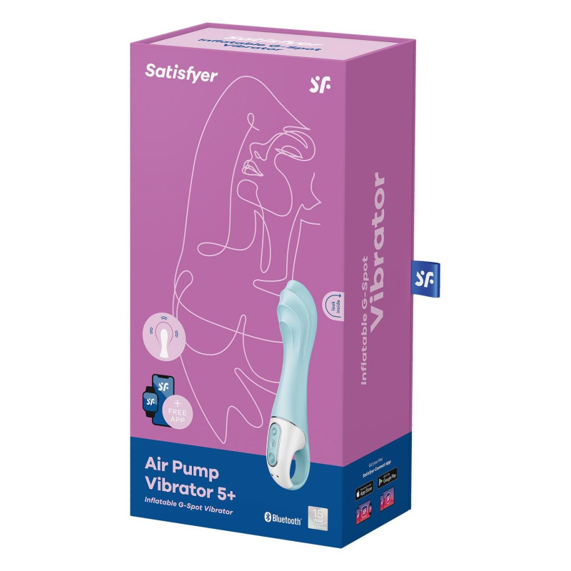 Вібратор Satisfyer Air Pump Booty 5+