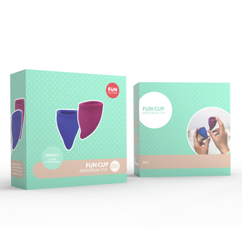 Менструальная чаша Fun Factory Fun Cup А и В, 2шт
