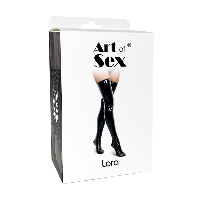 Сексуальные виниловые чулки Art of Sex - Lora