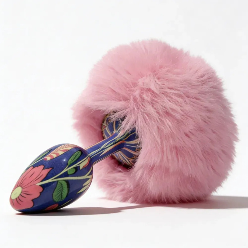 Анальна пробка з візерунком ALUME, розмір S,  7 х 2,8 см