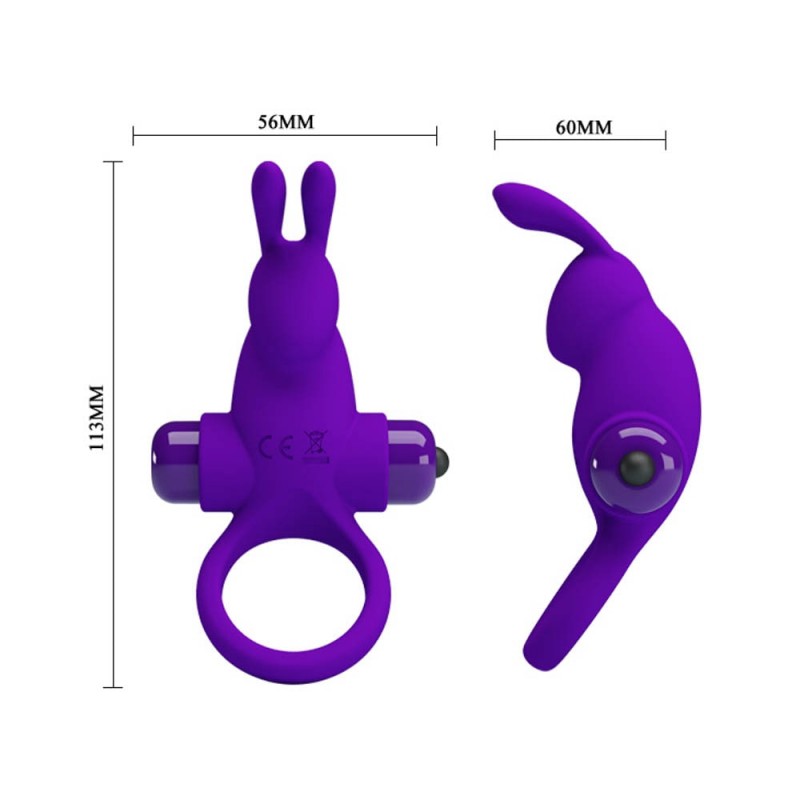 Ерекційне віброкільце Pretty Love Penis Ring I