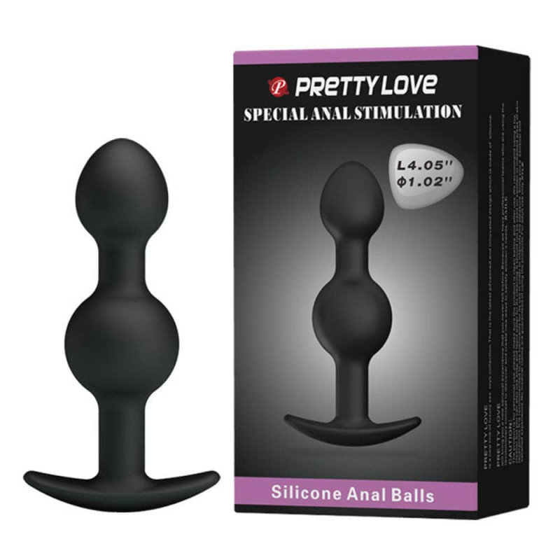 Анальні кульки зі зміщенним центром Pretty Love Special Anal Stimulation