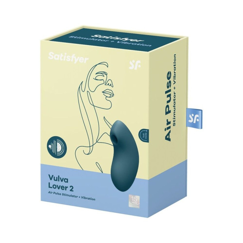 Вакуумный стимулятор с вибрацией Satisfyer Vulva Lover 2