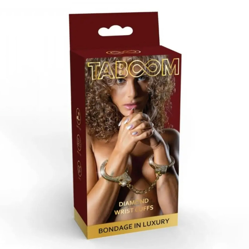 Наручники со стразами Taboom Diamond Wrist Cuffs