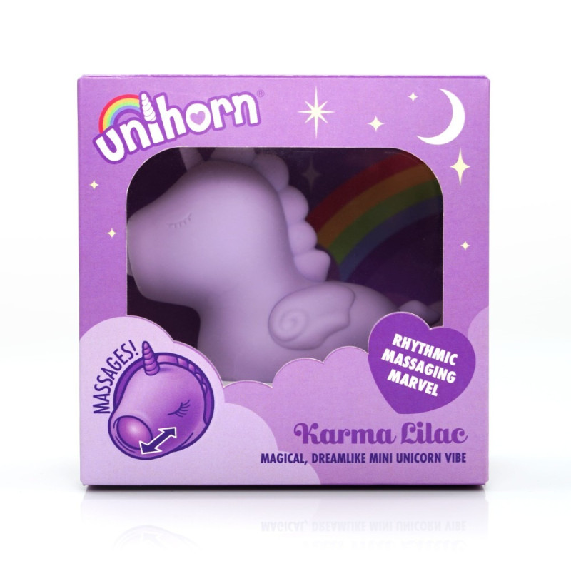 Клиторальный стимулятор Unihorn Karma Lilac Purple