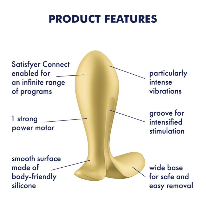 Смарт-пробка з вібрацією Satisfyer Intensity Plug