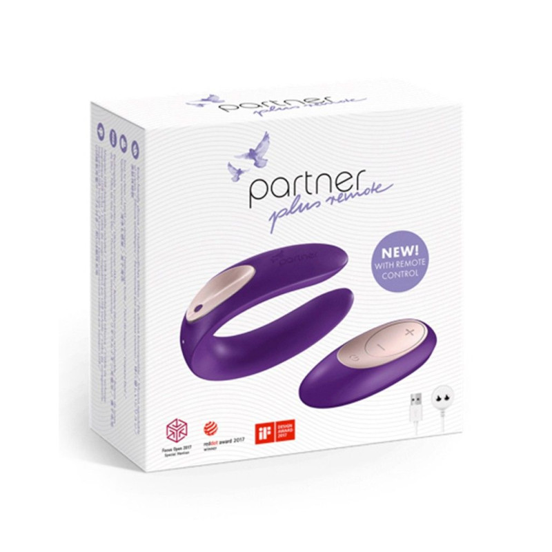 Вібратор для пар Satisfyer Double Plus Remote