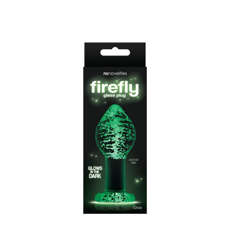 Скляна анальна пробка Firefly Glass Plug