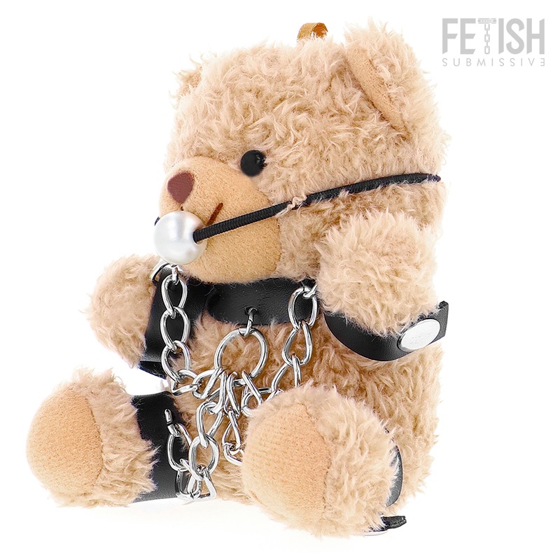 Плюшевый мишка с кляпом в фиксаторах FETISH SUBMISSIVE