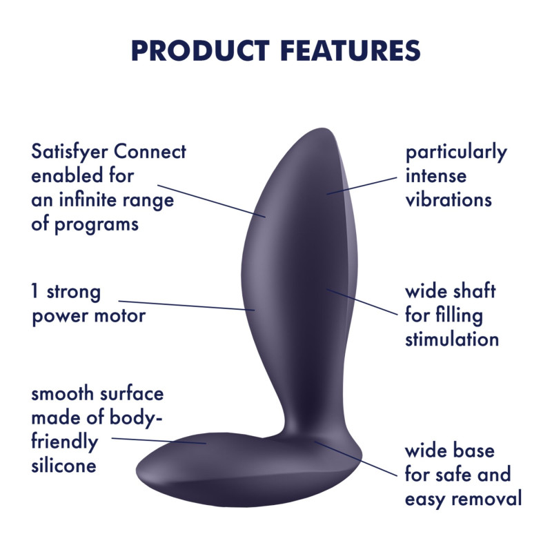 Смарт-пробка з вібрацією Satisfyer Power Plug