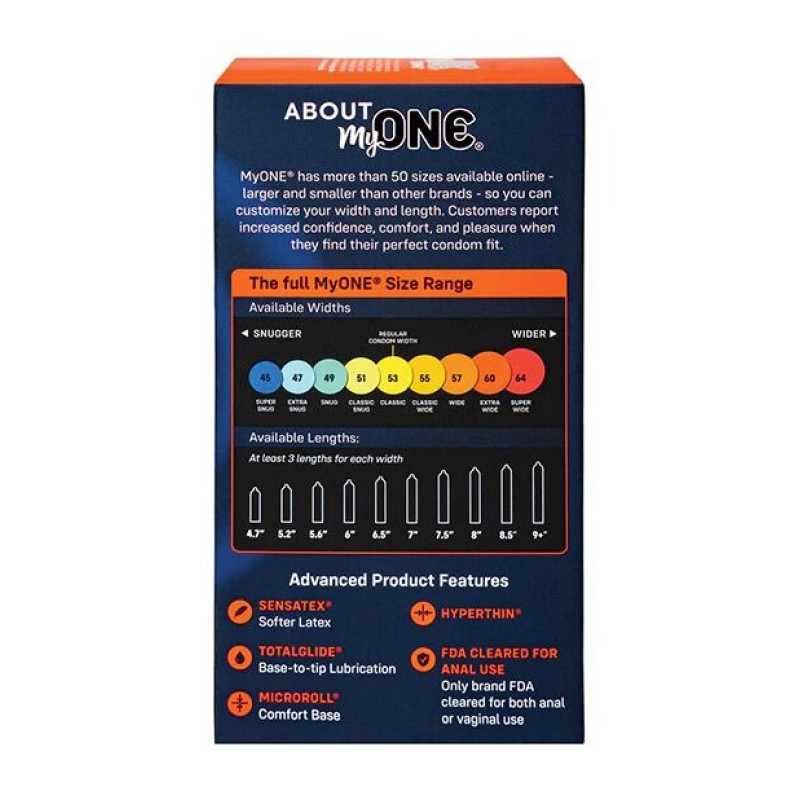 Презервативи MyONE Extra Wide & Long 60K