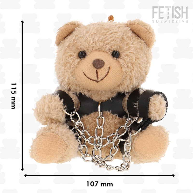 Плюшевый мишка в фиксаторах FETISH SUBMISSIVE