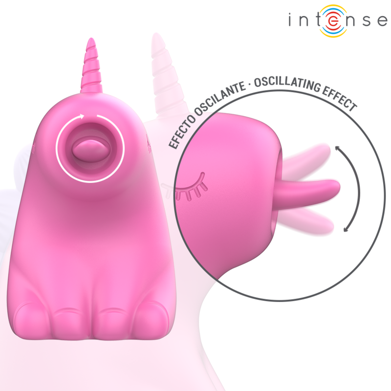Кліторальний стимулятор з рухливим язичком Intense Pinkie