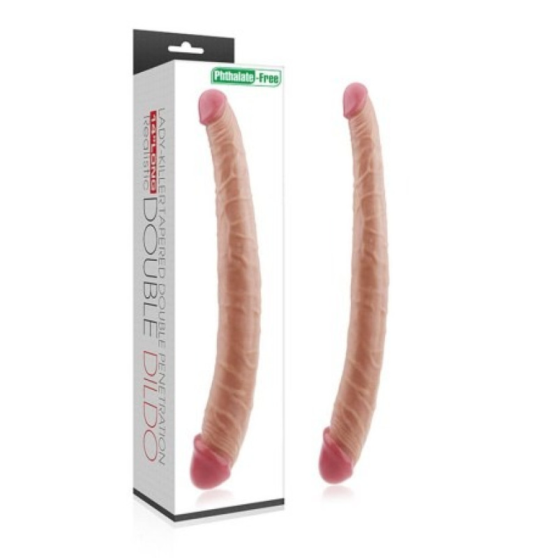 Фаллоимитатор двойной LoveToy Ladykiller Tapered Double Penetration