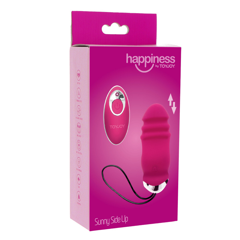 Віброяйце з фрикціями TOYJOY Sunny Side Up And Down