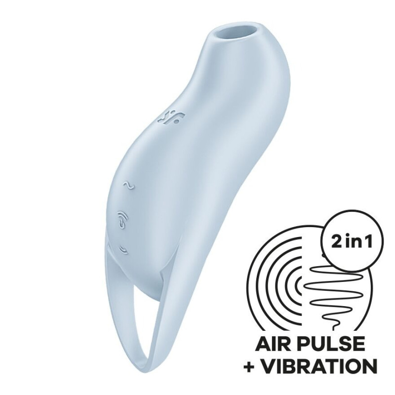 Вакуумний кліторальний стимулятор із вібрацією Satisfyer Pocket Pro 1
