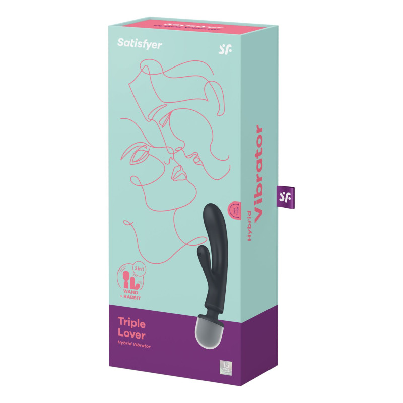 Вібратор кролик масажер Satisfyer Triple Lover