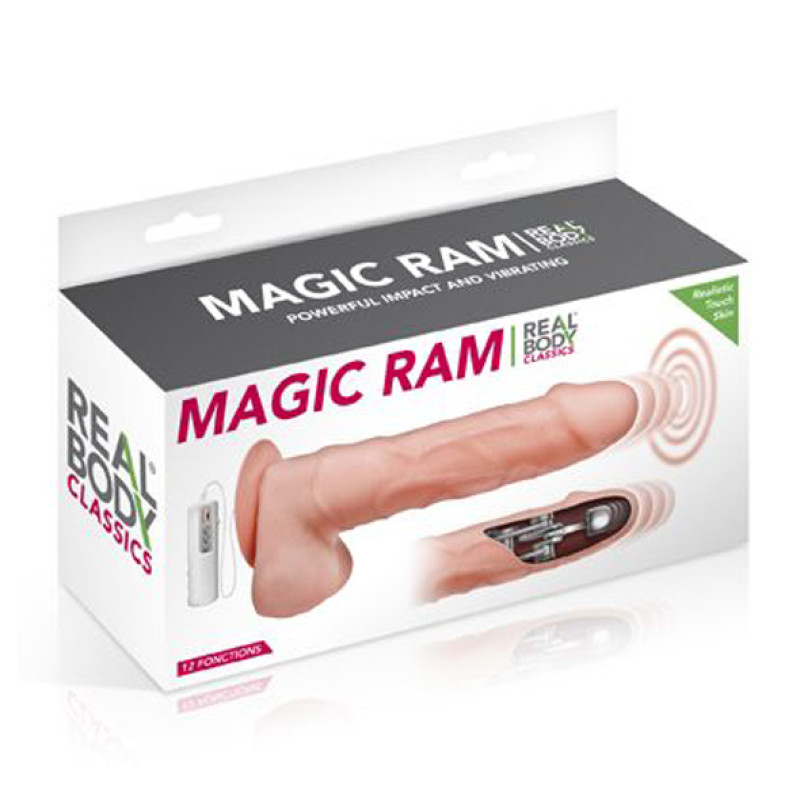 Вібратор Real Body Magic Ram, 17х4