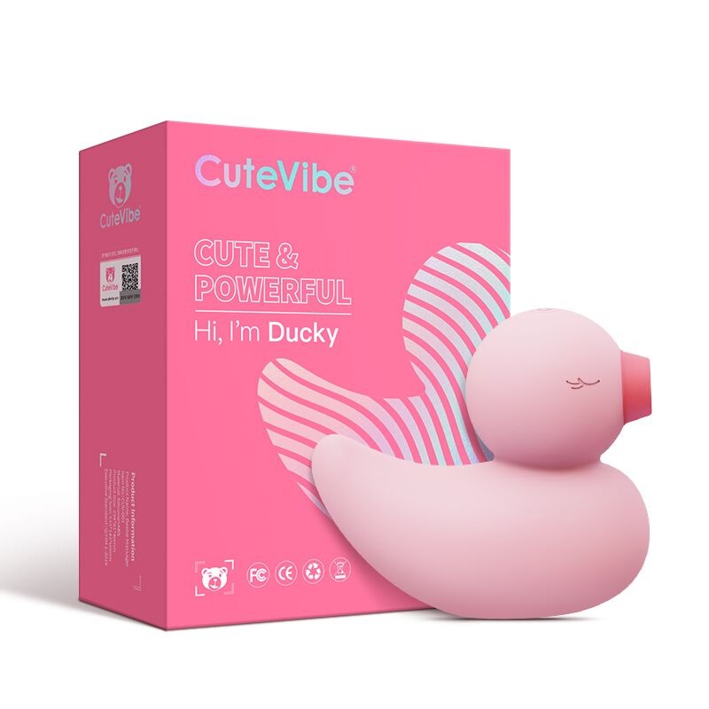 Вакуумный вибратор-уточка CuteVibe Ducky