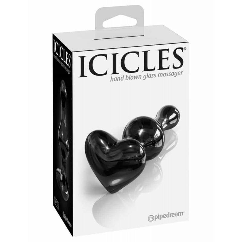Скляний анальний стимулятор Icicles No.74