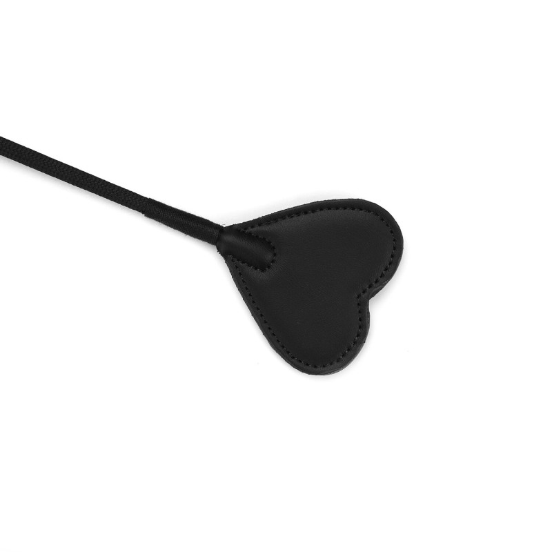 Стек-сердечко Liebe Seele Black Organosilicon Riding Crop