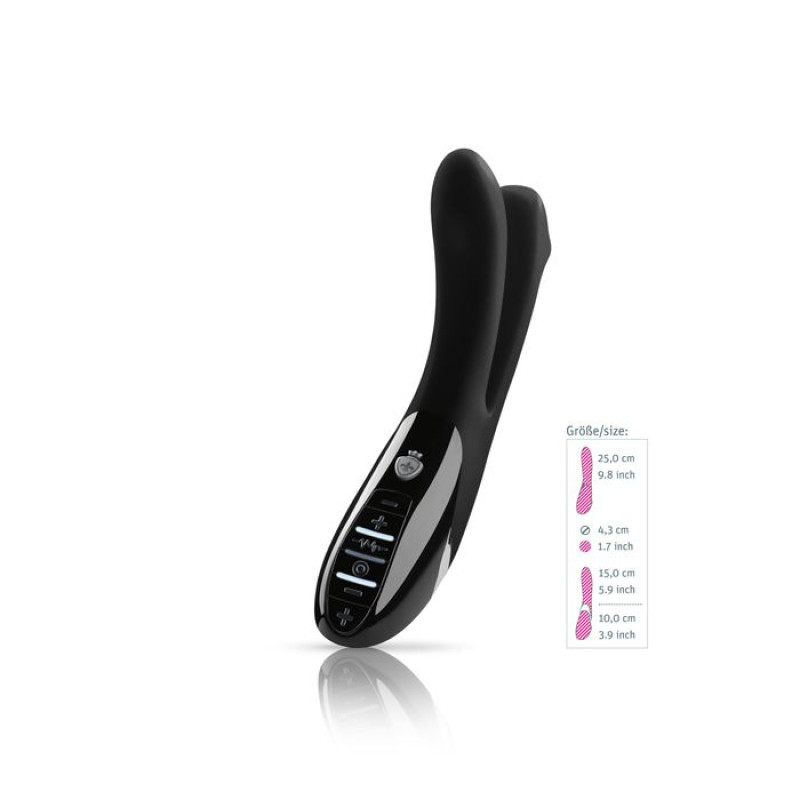 Вібратор з електростимуляцією Mystim Tingling Aparte eStim Black