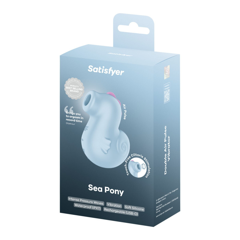 Вакуумный клиторальный стимулятор Satisfyer Sea Pony Вакуумный клиторальный стимулятор Satisfyer Sea Pony