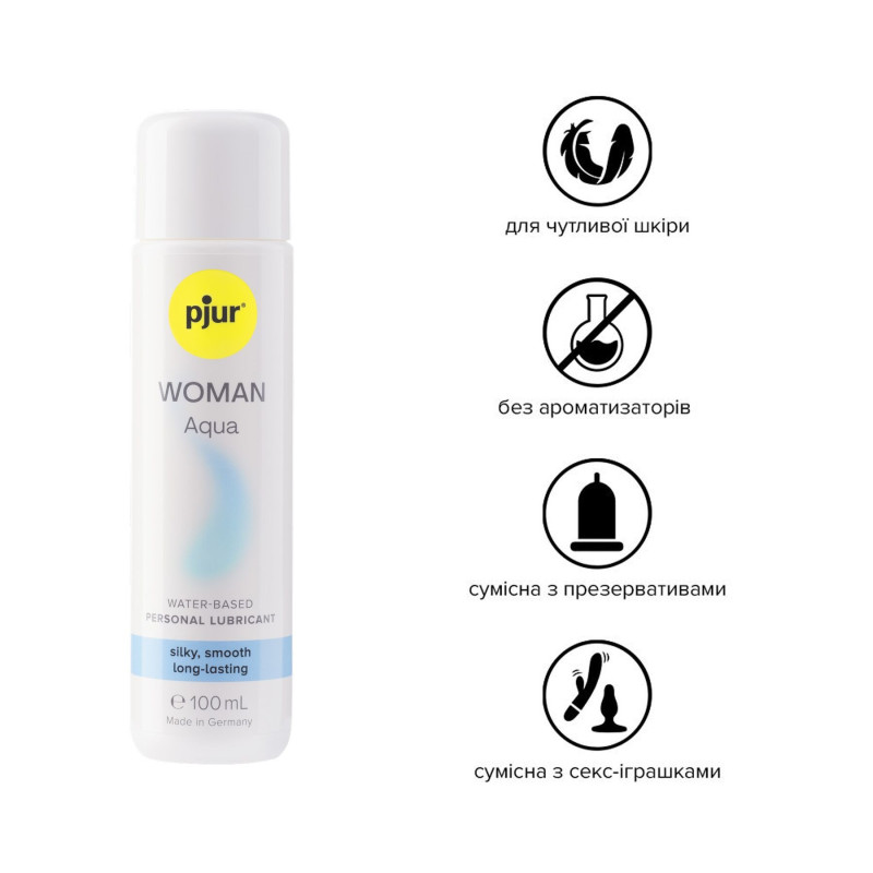 Лубрикант-гель на водной основе pjur Woman AQUA