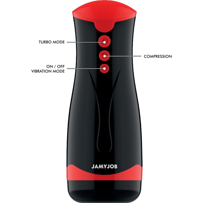 Сжимающий мастурбатор с вибрацией JAMYJOB Jango