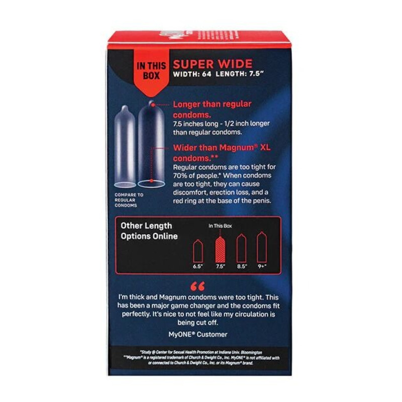 Презервативы MyONE Super Wide 64J