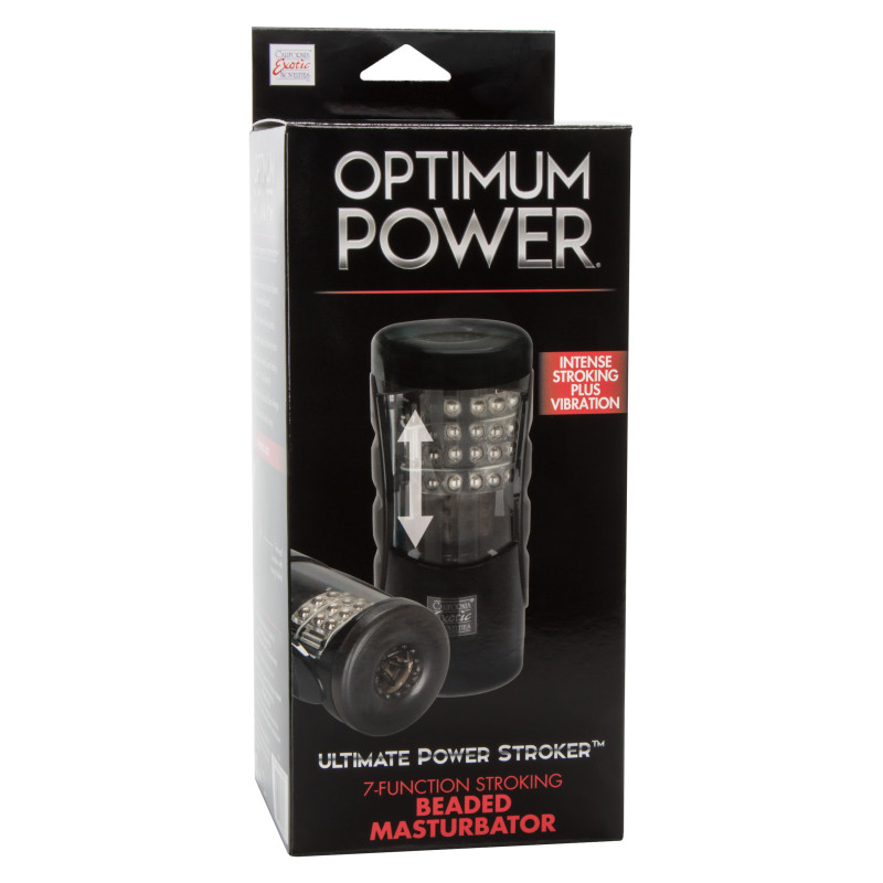 Мастурбатор із масажними кульками CalExotics Ultimate Power Stroker