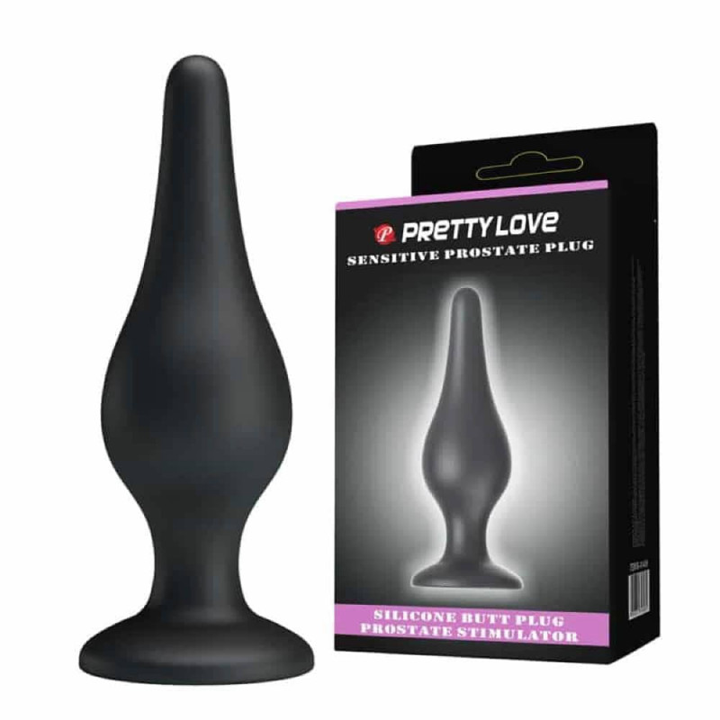 Силіконова конусна анальна пробка Pretty Love Sensitive Prostate