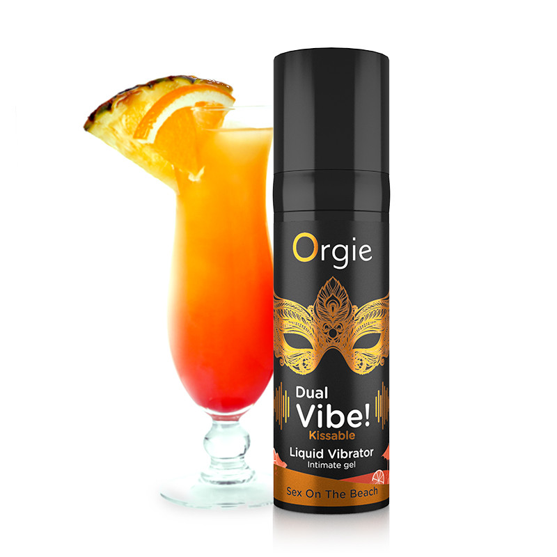 Рідкий вібратор Orgie DUAL VIBE коктейль Секс на пляжі