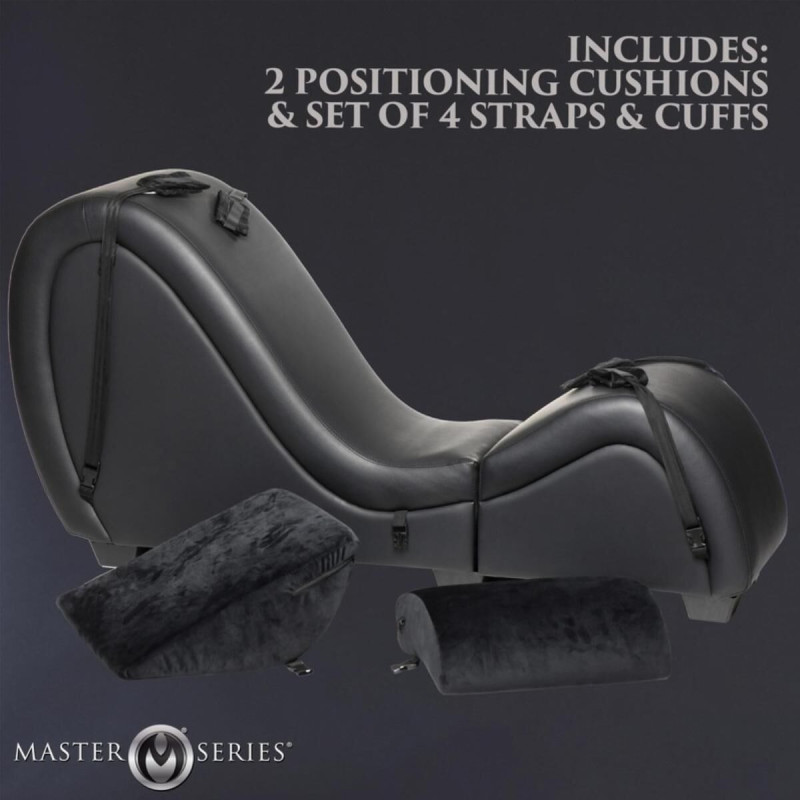 Секс-крісло з подушками Master Series Kinky Sex Lounge with Cushions