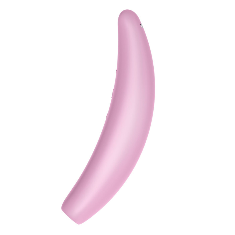 Вакуумный смарт-стимулятор с вибрацией Satisfyer Curvy 3+