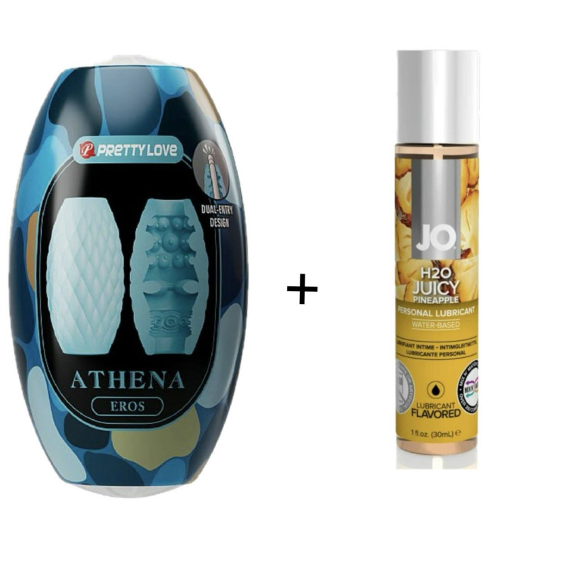 Набор мастурбатор Pretty Love Athena + лубрикант System Jo