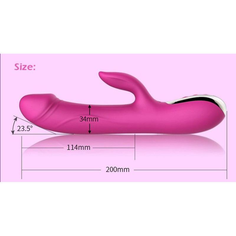 Вібратор-пульсатор Leten Automatical Thrusting Vibrator з підігрівом