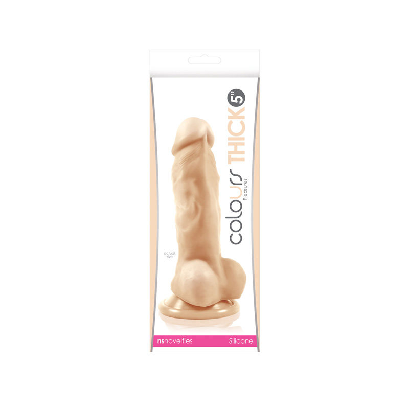 Фаллоимитатор на присоске Colours Pleasures Beige