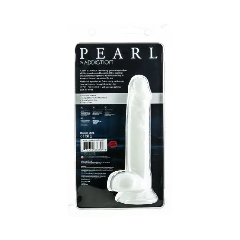 Жемчужный фаллоимитатор на присоске Pearl by Addiction