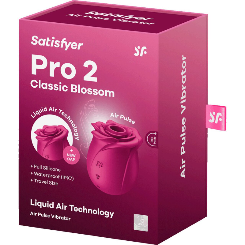 Вакуумний стимулятор з двома насадками Satisfyer Pro 2 Classic Blossom