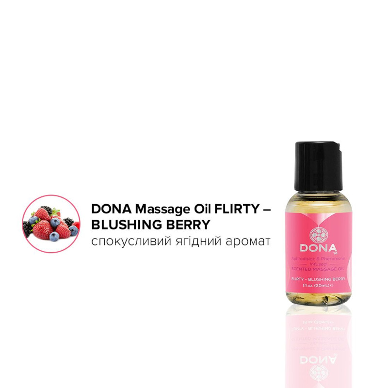 Набір масажних олій з феромонами Let me touch you DONA