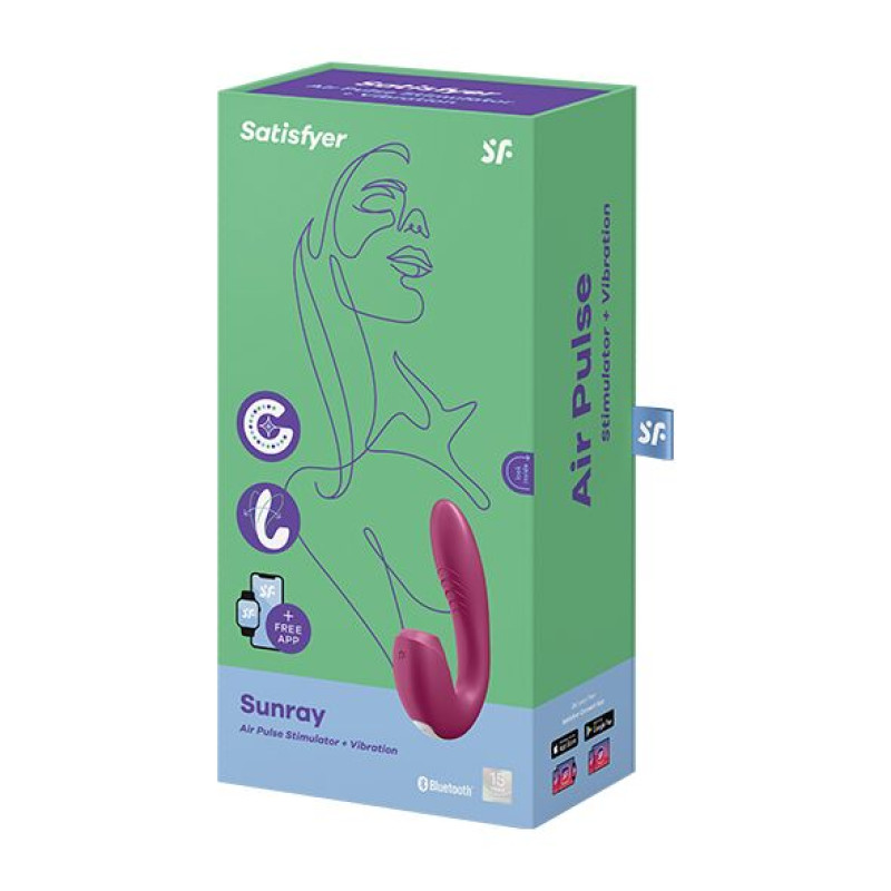 Вакуумний смарт-стимулятор з вібрацією Satisfyer Sunray