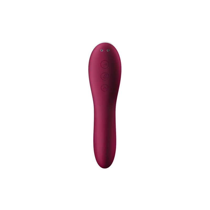 Вакуумный стимулятор с вибрацией Satisfyer Dual Crush